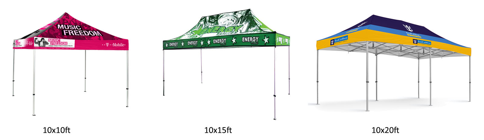 tent sizes